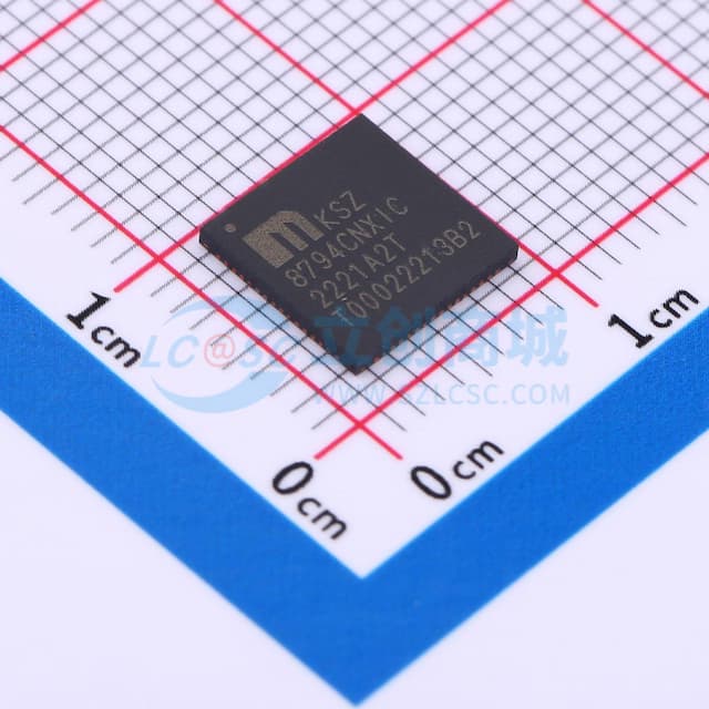 集成4端口10/100管理型以太网交换机，带千兆RGMII/MI/RMII接口实物图