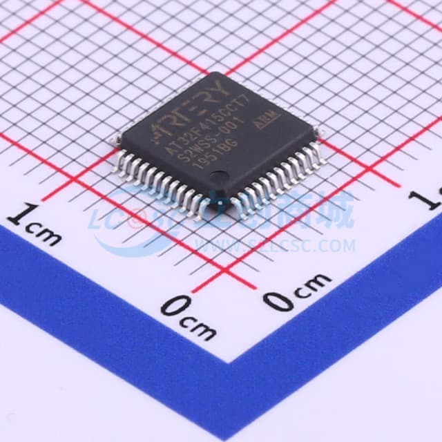 基于ARM 32位的Cortex - M4微控制器，带闪存、sLib、定时器、ADC、比较器、通信接口实物图