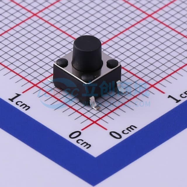 6*6*6.5mm 立贴 轻触开关实物图