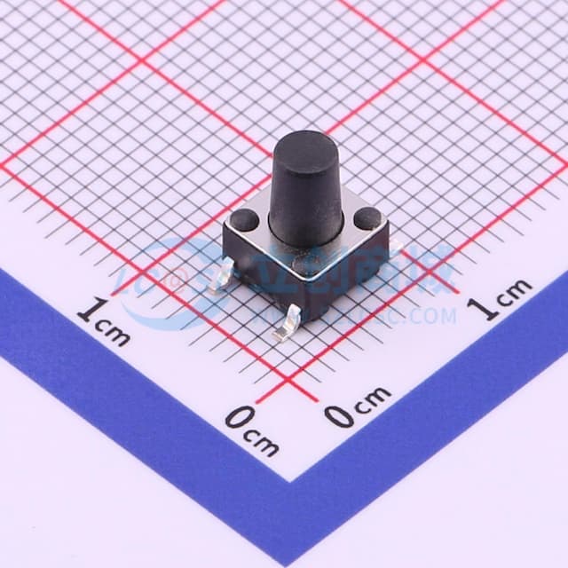 6*6*8.5mm 立贴 轻触开关实物图
