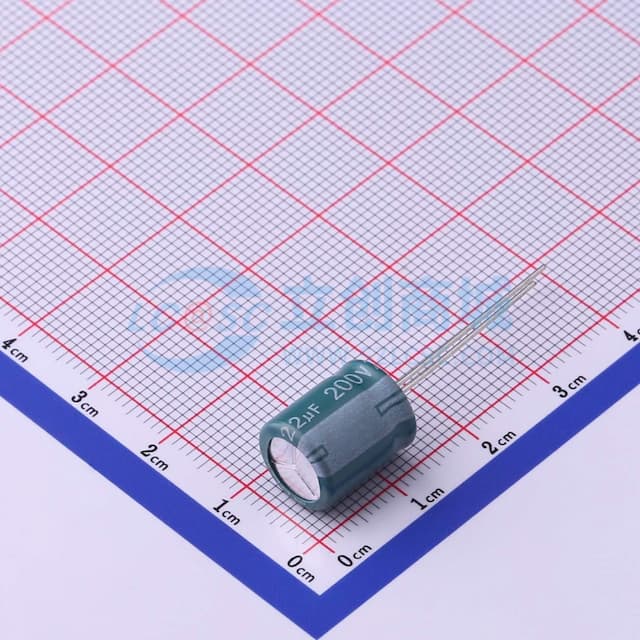 22uF ±20% 200V实物图