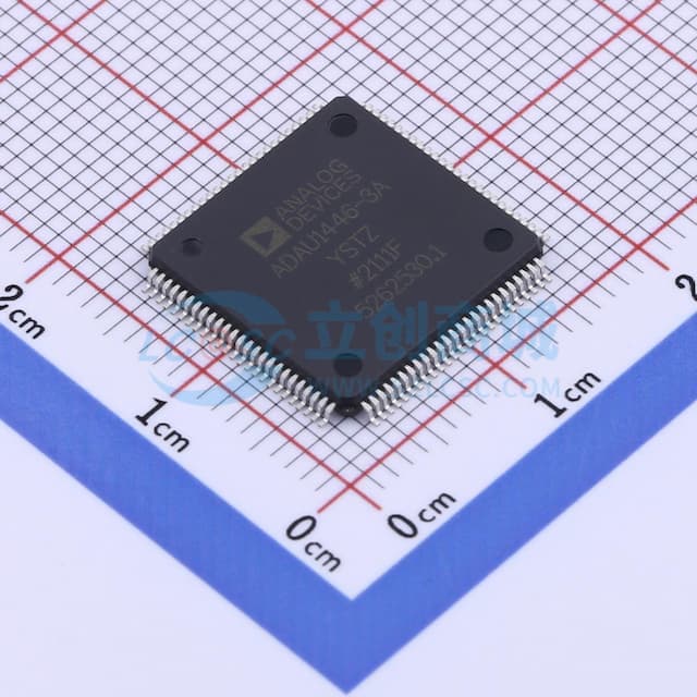 SigmaDSP® 数字音频处理器，内置灵活的音频路由矩阵实物图