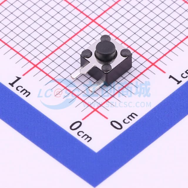 4.5*4.5*3.8mm 卧插 轻触开关 【轻触】实物图