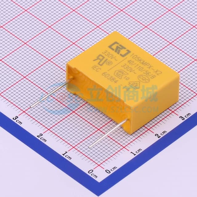 等级:X2 1uF ±10% 330V实物图