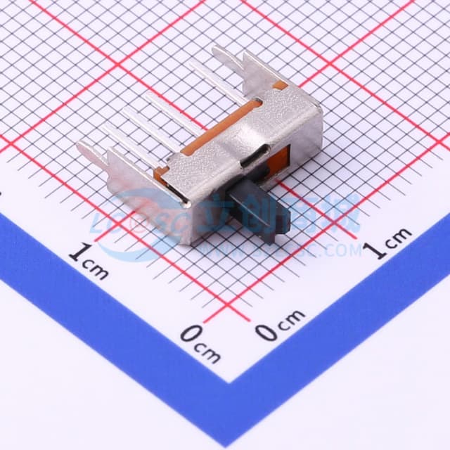 柄长4mm 直插三档 滑动开关 【拨动】实物图