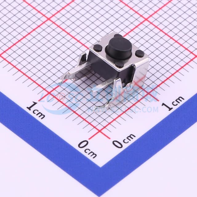 6*6*5mm 卧插 轻触开关 【轻触】实物图