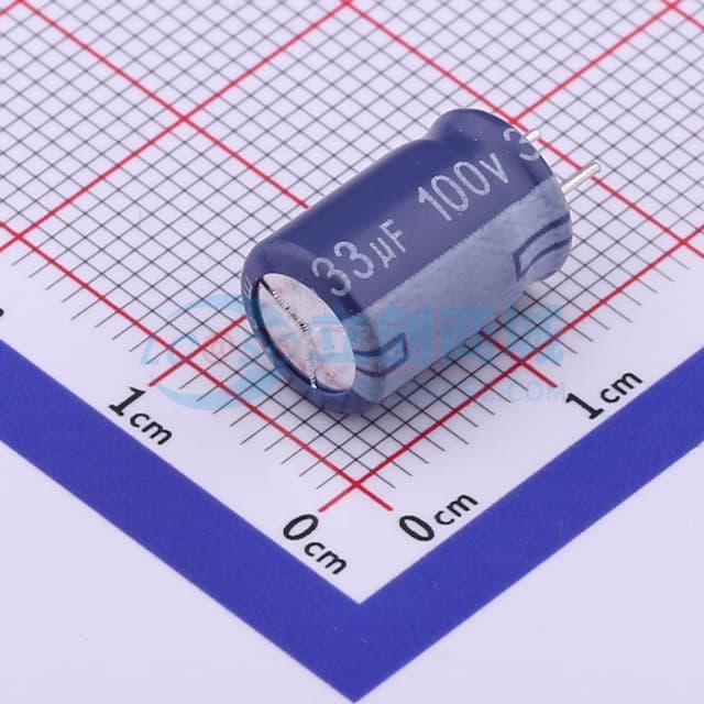 33uF ±20% 100V实物图