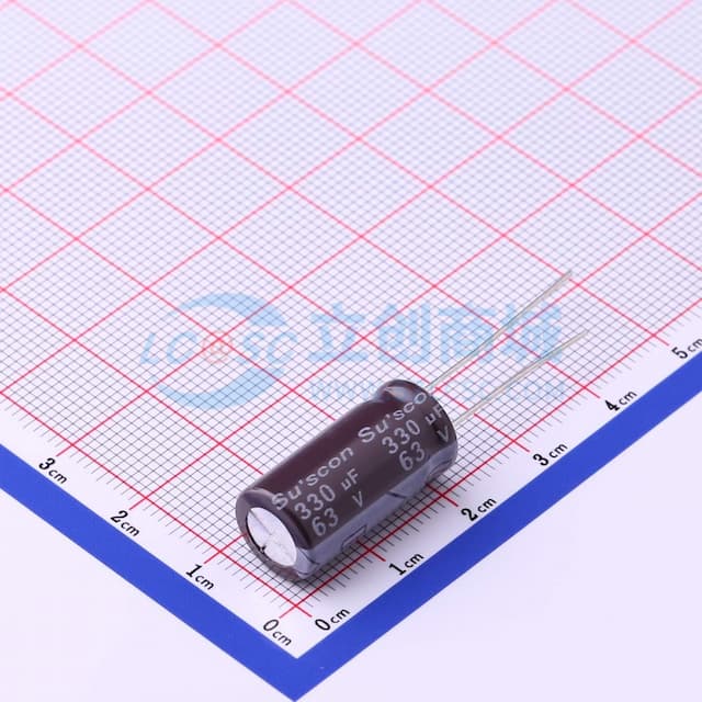 330uF ±20% 63V实物图