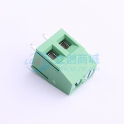 5mm 1x2P 排数:1 每排P数:2 直插 【螺钉】缩略图