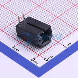 黑色 1x2P 间距:2.54mm 弯插【插件】缩略图
