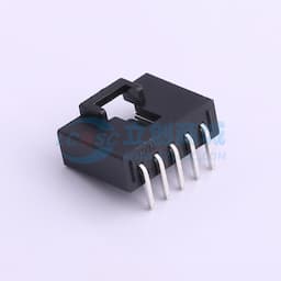 黑色 1x5P 间距:2.54mm 弯插【插件】缩略图