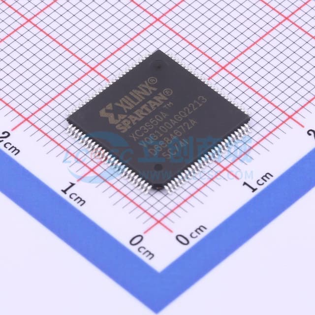 - XC3S50A 4VQG100I实物图