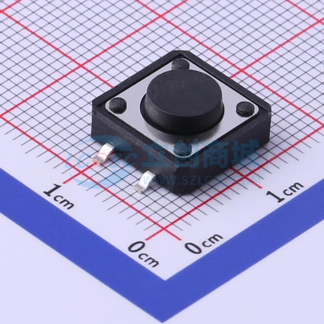 12*12*5mm 立贴 轻触开关实物图