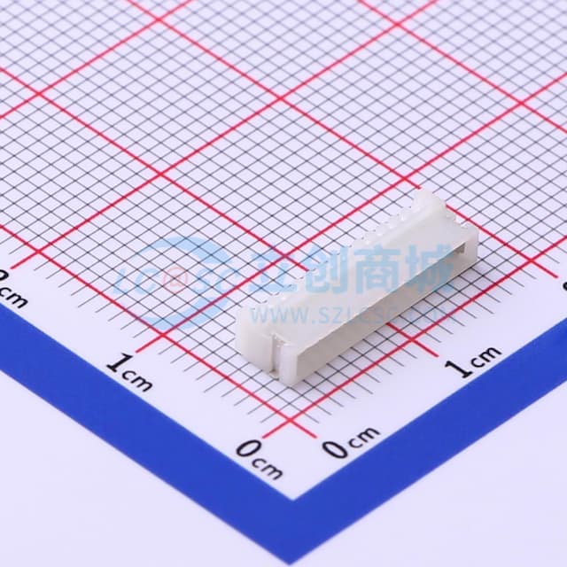 1x14P 间距:1mm 卧贴实物图