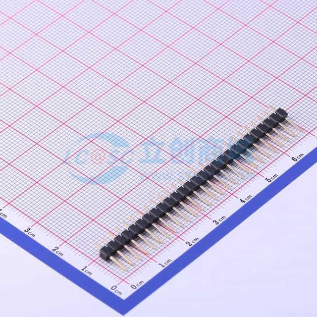 1x27P 间距:2.54mm 方针 【排针】实物图