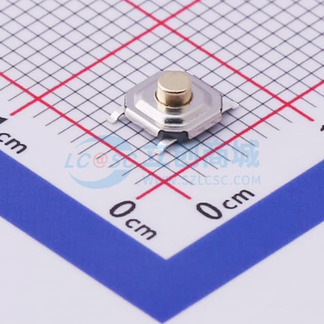 5.1*5.1*2.3mm 立贴 轻触开关实物图