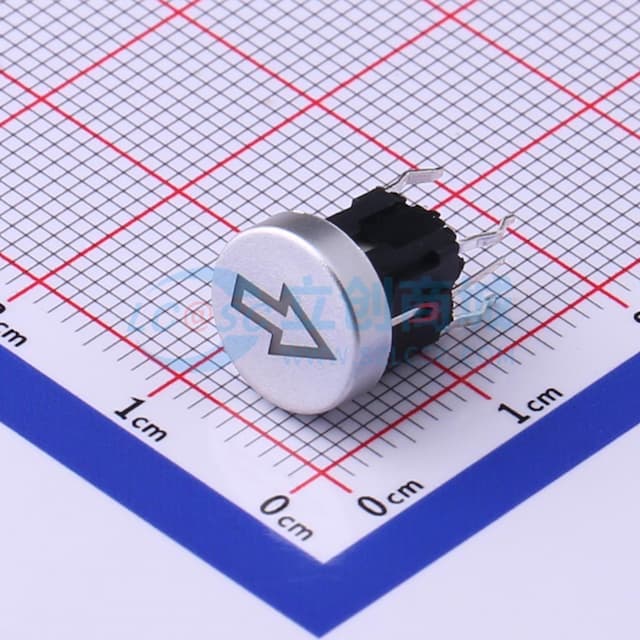 红色带灯开关箭头帽 【带灯】实物图