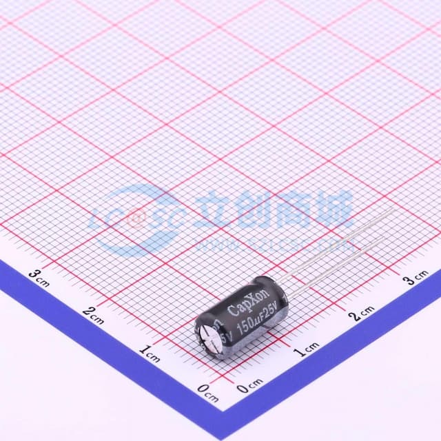 150uF ±20% 25V实物图
