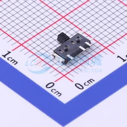 滑动开关6.6*2.7*2.0mm贴片侧拨七脚拨动开关二档黑柄缩略图