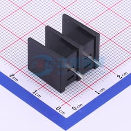 7.62mm 1x2P 每排P数:2 排数:1 直针 中脚 【栅栏】缩略图