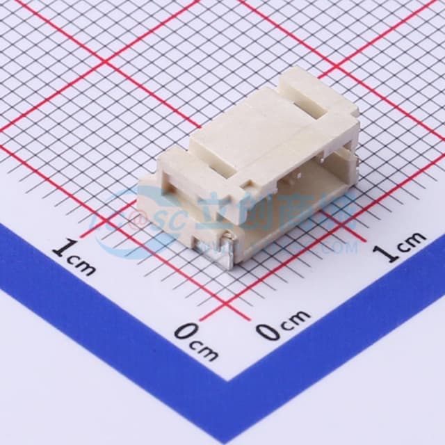 1x4P 间距:2mm 卧贴实物图