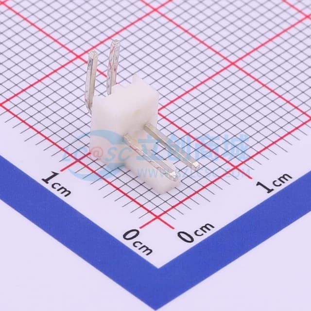 1x2P 间距:2.54mm 弯插 【ID】实物图