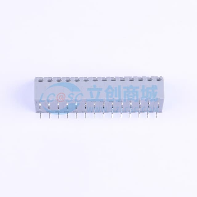 2x14P 5mm 每排P数:14 排数:2 【弹簧】实物图