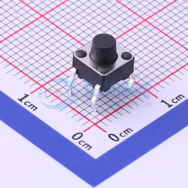 6*6*6mm 直插 轻触开关 【轻触】实物图