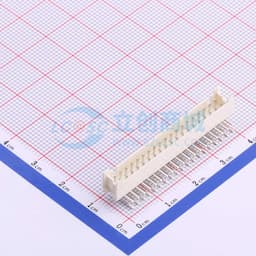 白色 2x19P 间距:2mm 弯插【插件】缩略图