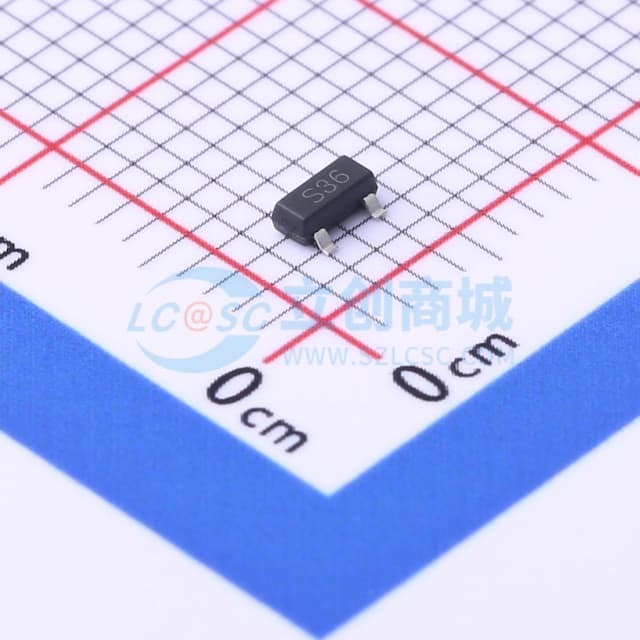 单向TVS 36V截止 峰值浪涌电流：5A@8/20us实物图