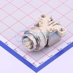 M12 面板穿板 PCB 直角 D 型编码连接器缩略图