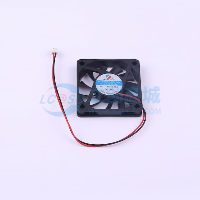 SHENG FENG(胜丰宏) 直流散热风扇 12V 60mm×60mm×10mm 1个实物图