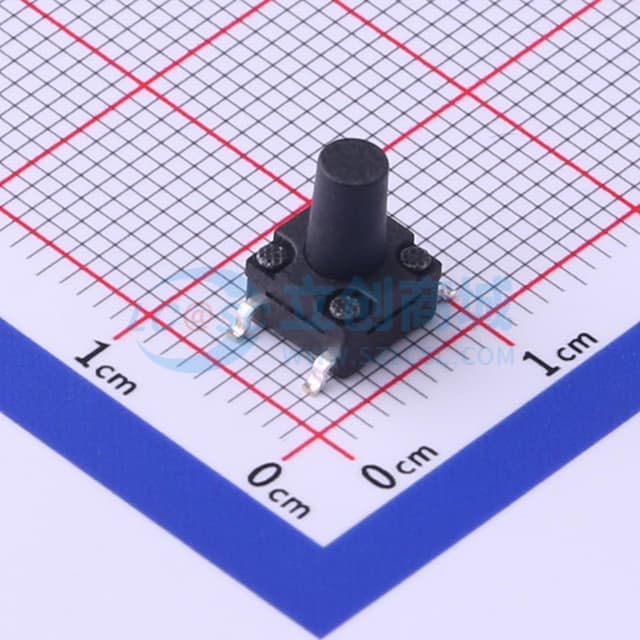 6.2*6.2*9mm 立贴 轻触开关实物图