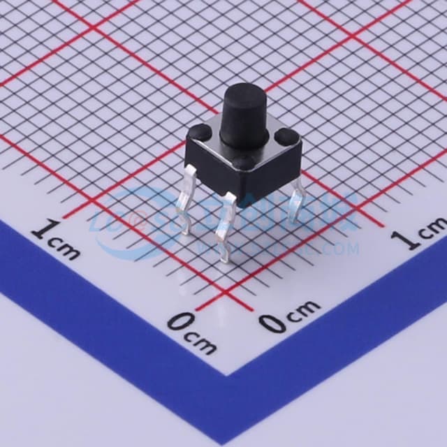 4.5*4.5*5.5mm 直插 轻触开关 【轻触】实物图