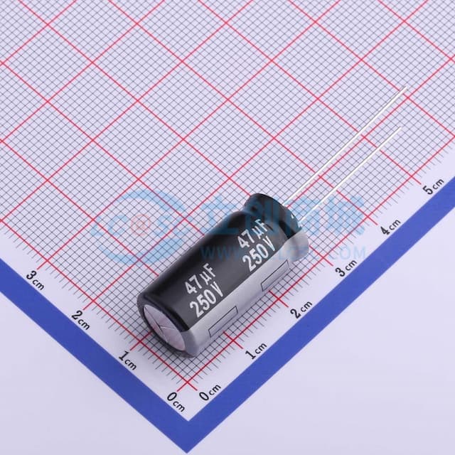 47uF ±20% 250V实物图