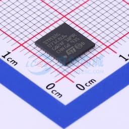 主流Arm Cortex-M0+ MCU，具有64 KB Flash存储器、36 KB RAM、64 MHz CPU、4x USART、定时器、ADC、DAC和通信接口，1.7-3.6V缩略图