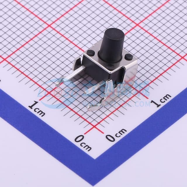 6*6*8mm 卧插 轻触开关 【轻触】实物图