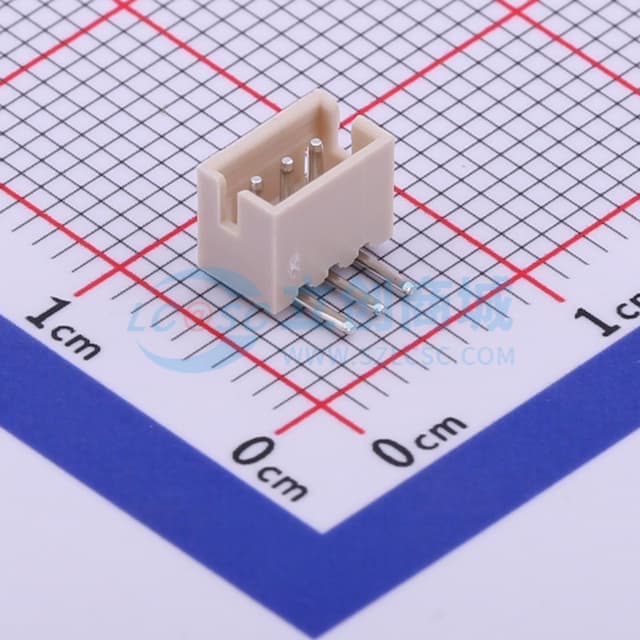 1x3P 间距:1.5mm 弯插 系列:ZH 【插件】实物图