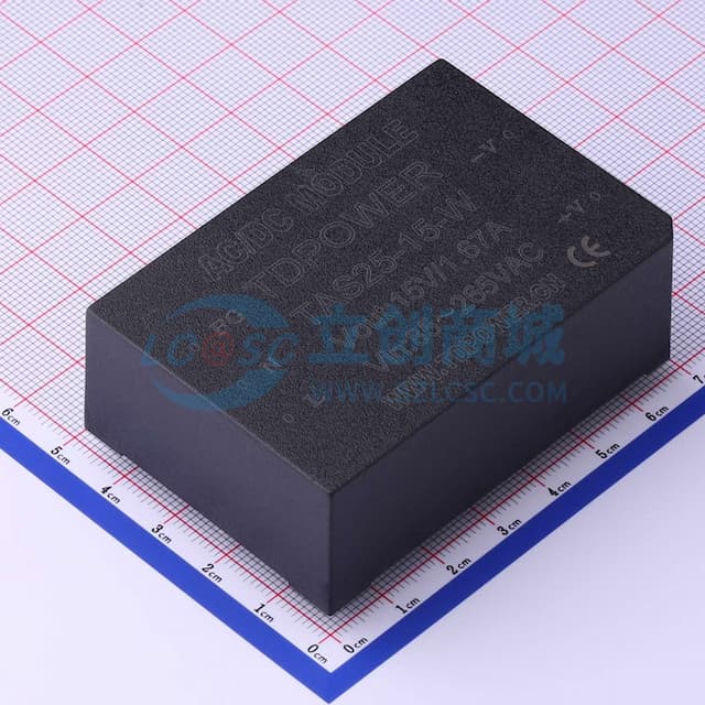 20W/25W AC-DC电源模块，宽压输入85～265VAC，100～370VDC 【插件】实物图