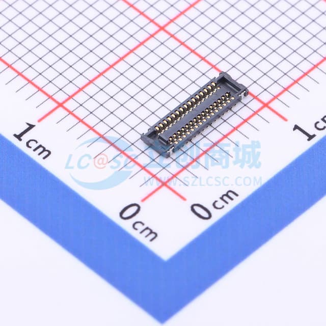 间距:0.4mm PIN:30P 母 立贴实物图