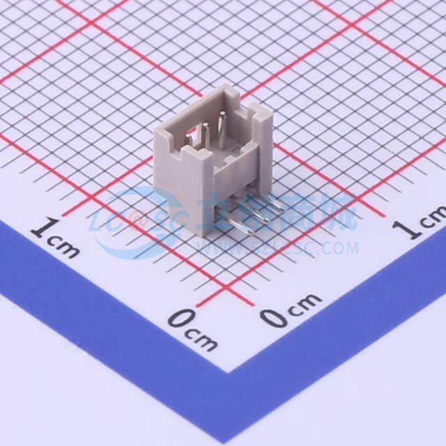 1x3P 间距:1.25mm 弯插 【插件】实物图