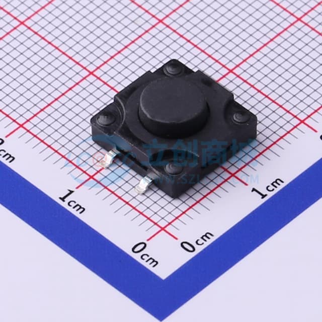 12*12*5.5mm 立贴 轻触开关实物图