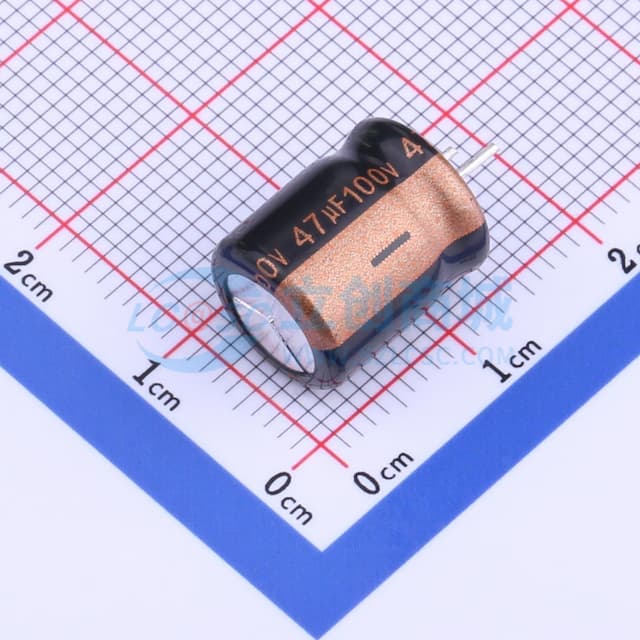 47uF ±20% 100V实物图