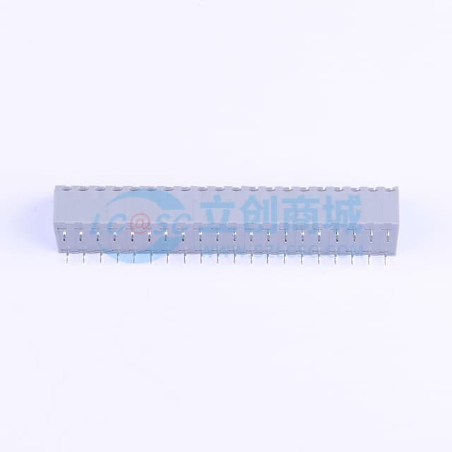 2x20P 5mm 每排P数:20 排数:2 【弹簧】实物图