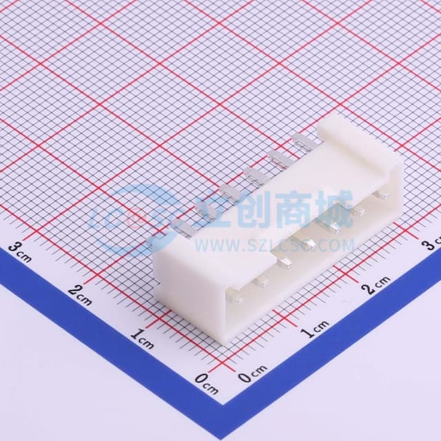 1x7P 间距:3.96mm 直插 系列:VH 【插件】实物图