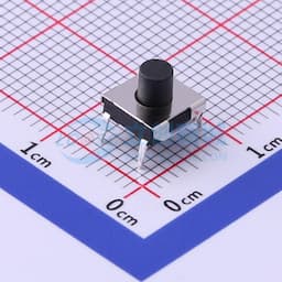 6.2×6.2×5-250G 黑色按钮 直脚 【插件】缩略图