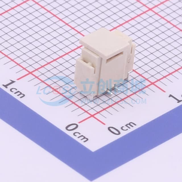 1x2P 间距:1.25mm 立贴实物图