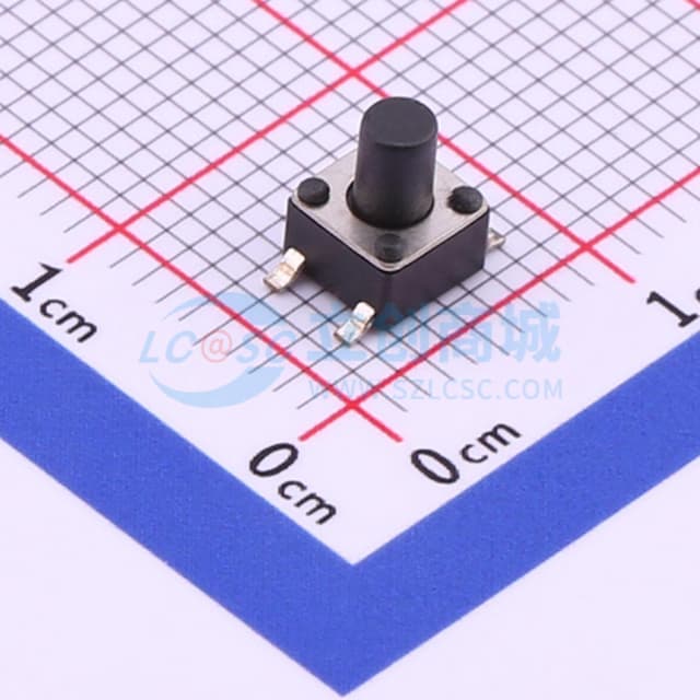 4.5*4.5*6mm 立贴 轻触开关实物图