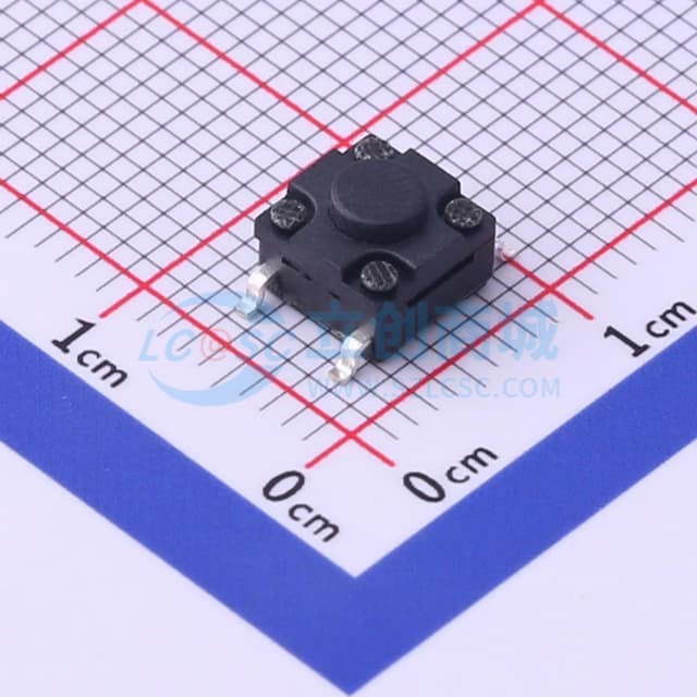 6.2*6.2*4.5mm 立贴 轻触开关实物图