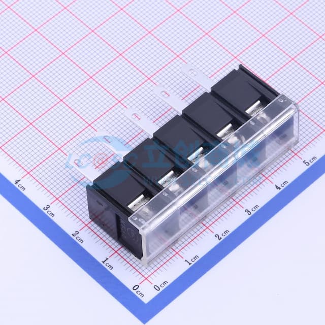 9.5mm 1x5P 每排P数:5 排数:1 直针 中脚 【栅栏】实物图